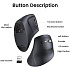 Мышь беспроводная Ugreen MU008 (25444) Black Wireless