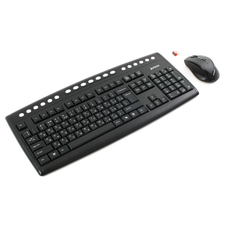 Клавиатура+мышь A4Tech 9100F Black USB