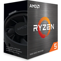 Процессор AMD Ryzen 5 5600G, 3.9ГГц, (Turbo 4.4ГГц), 6-ядерный, L3 16МБ, Сокет AM4, BOX