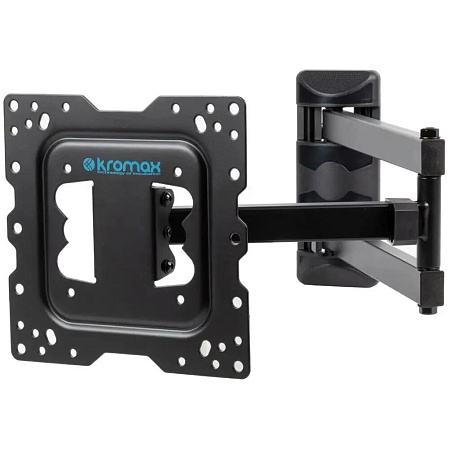 Кронштейн наклонно-поворотный Kromax DIX-18 22-55' до 40кг Vesa до 400x400 черный