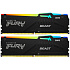 Модуль памяти DIMM 64Gb 2х32Gb DDR5 PC44800 5600MHz Kingston Fury Beast RGB EXPO Black (KF556C36BBEAK2-64)