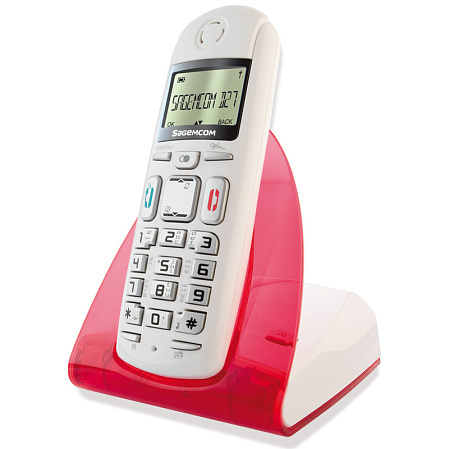 Dect Sagemcom D27T (красная подставка)