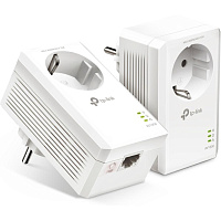 PowerLine TP-LINK TL-PA7017P KIT 1000Mbps с розеткой