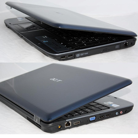 Ноутбук Acer Aspire 5738ZG-433G25Mi T4300/3G/250G/DVD/HD4570/15.6"HD/Win7 HB (LX.PF301.001)
