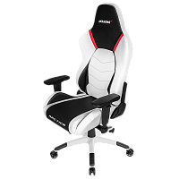 Кресло для геймера AKRacing ARCTICA бело-черное