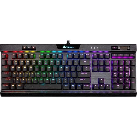 Клавиатура Corsair K70 RGB MK.2  Low Profile Rapidfire (Cherry MX Speed) Black