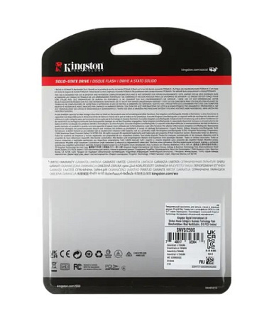 Внутренний SSD-накопитель 250Gb Kingston NV1 SNVS/250G M.2 2280 PCIe NVMe 3.0 x4