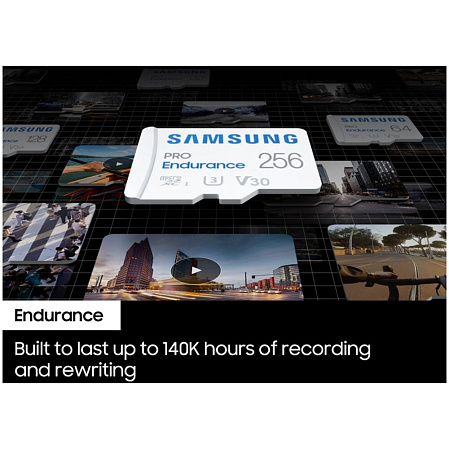 Карта памяти Micro SecureDigital 128Gb SDXC Samsung PRO Endurance class10 UHS-I U3 (MB-MJ128KA)