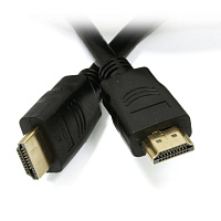 Кабель HDMI-HDMI v1.4 1.8м черный, экран
