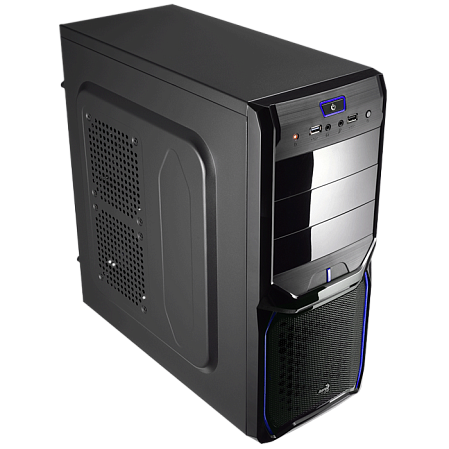 Корпус ATX Miditower AeroCool V3X Evil Blue Edition Black