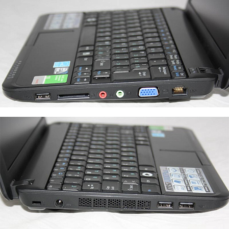 Нетбук MSI Wind U100X-252RU/Atom N280/2Gb/160Gb/Linux/10" Black 6cell