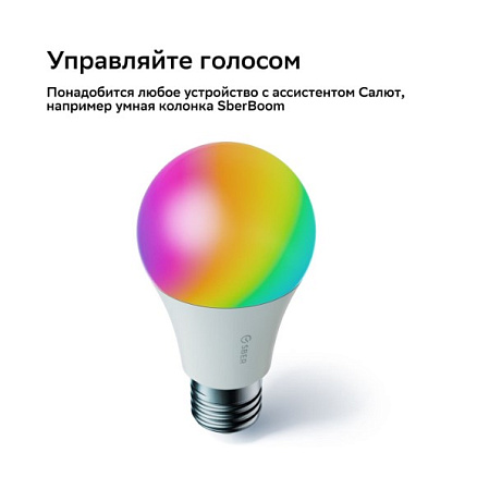 Умная лампочка Sber A60 SBDV-00115, E27