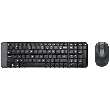 Клавиатура+мышь Logitech Wireless Combo MK220 Black