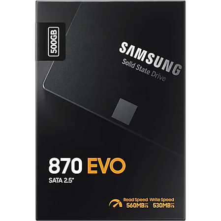 Внутренний SSD-накопитель 500Gb Samsung 870 Evo (MZ-77E500B) SATA3 2.5"