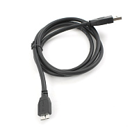 Кабель USB3.0 тип А(m)-microB(9P) 0,3м.