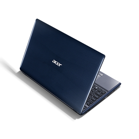 Ноутбук Acer Aspire AS5755G-2436G1TMnbs Core i5-2430M/6Gb/1Tb/DVD/nVidia GF540M 2Gb/15.6"/WiFi/BT/Cam/W7HP 64/blue-silver