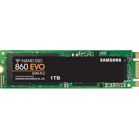 Внутренний SSD-накопитель 1000Gb Samsung 860 Evo (MZ-N6E1T0BW) M.2 SATA3