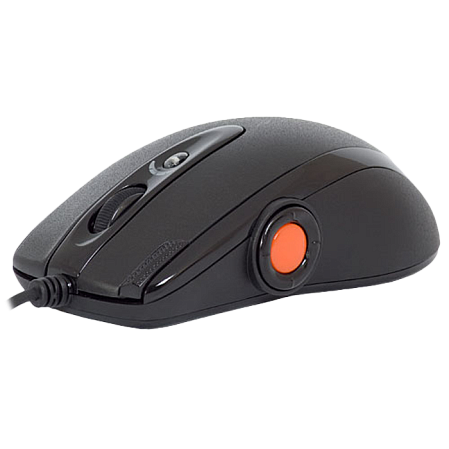 Мышь A4Tech XL-755BK Black проводная