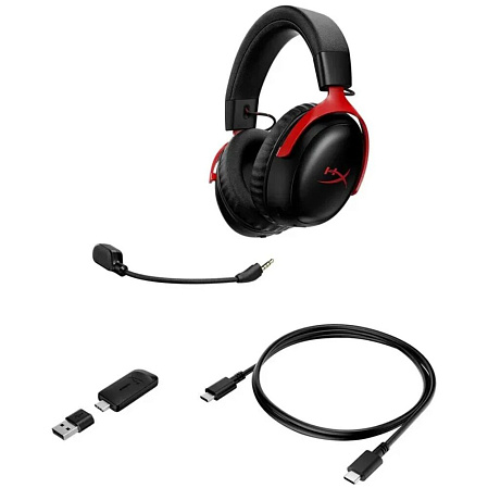 Гарнитура HyperX Cloud III S Wireless Black\Red