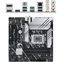 Материнская плата ASUS Prime B760M-A WiFi B760 Socket-1700 4xDDR5, 4xSATA3, RAID, 2xM.2, 3xPCI-E16x, 2xUSB3.2, DP, 2xHDMI, WiFi, 2.5Glan, mATX