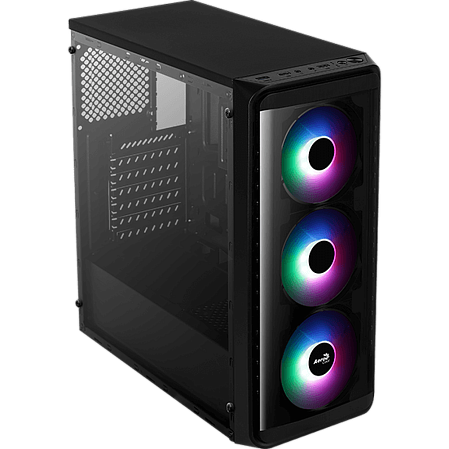 Корпус ATX Miditower AeroCool SI-5200 Frost Black