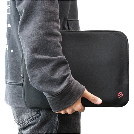 13.3" Папка для ноутбука Bagspace PS-812-12WT (черно-белая)