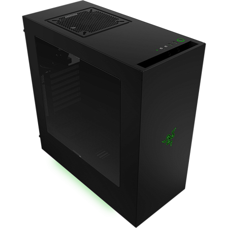 Корпус ATX Miditower NZXT S340 Razer Edition CA-S340W-RA Black/Green