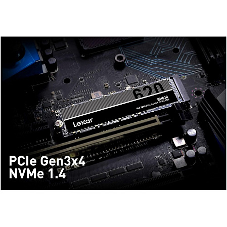 Внутренний SSD-накопитель 512Gb Lexar NM620 (LNM620X512G-RNNNG) M.2 PCIe NVMe 3.0 x4