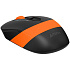 Мышь беспроводная A4Tech Fstyler FG10S Black/Orange silent Wireless