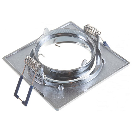 ЭРА C0043661 KL2A CH MR16 12V/220V 50W хром, квадрат, поворотный