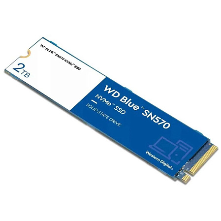 Внутренний SSD-накопитель 2000Gb Western Digital Blue SN570 (WDS200T3B0C) M.2 PCIe NVMe 3.0 x4