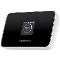 Мобильный роутер Mercusys MT115 4G/LTE Wi-Fi 802.11n Wi-Fi 287Мбит/с, 4G LTE 150Мбит/с, UL 50Мбит/с, 2,4 ГГц чёрный