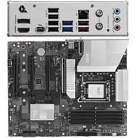 Материнская плата MSI Pro B860-P WiFi B860 Soc-1851 4xDDR5, 4xSATA3, RAID, 3хM.2, 4xPCI-E16x, 4xUSB3.2, 1xUSB3.2 Type C, DP, HDMI, WiFi, 5Glan, ATX