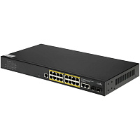 Коммутатор Cudy GS2018PS2-200W (L2) управляемый 16 портов 10/100/1000Мбит/с, 2SFP 16хPoE+ 200W
