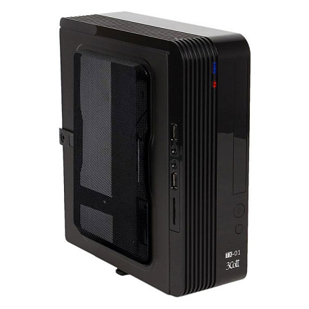 Корпус MiniITX 3Cott TX-01 Black 200W