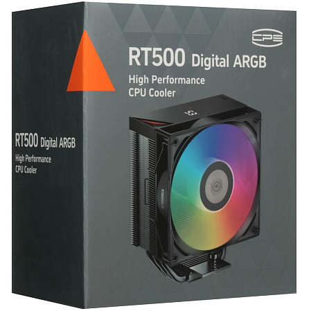 Охлаждение CPU Cooler PcCooler RT500 Digital ARGB BK Black 1700/1851/1954/AM4/AM5