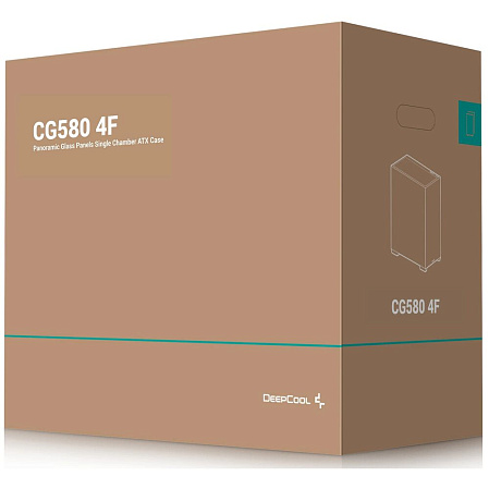 Корпус ATX Miditower Deepcool CG580 4F Black