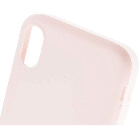 Чехол для Apple iPhone Xr Brosco Colourful светло-розовый