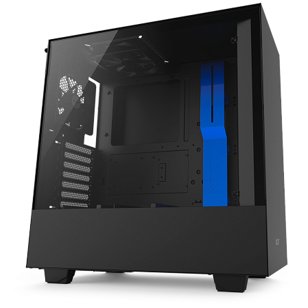 Корпус ATX Miditower NZXT H500 CA-H500B-BL Black/Blue
