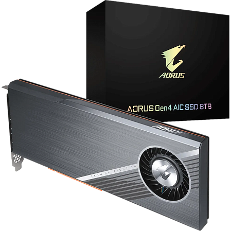 Внутренний SSD-накопитель 8000Gb Gigabyte AORUS Gen4 AIC (GP-ASACNE6800TTTDA ) PCIe NVMe 4.0 x8
