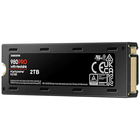Внутренний SSD-накопитель 2000Gb Samsung 980 Pro с радиатором (MZ-V8P2T0CW) M.2 2280 PCI-E 4.0 x4
