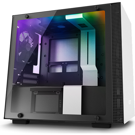 Корпус Mini-ITX Minitower NZXT H200i CA-H200W-WB Mini-ITX White/Black