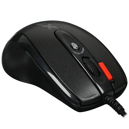Мышь A4Tech XL-750BK Black проводная