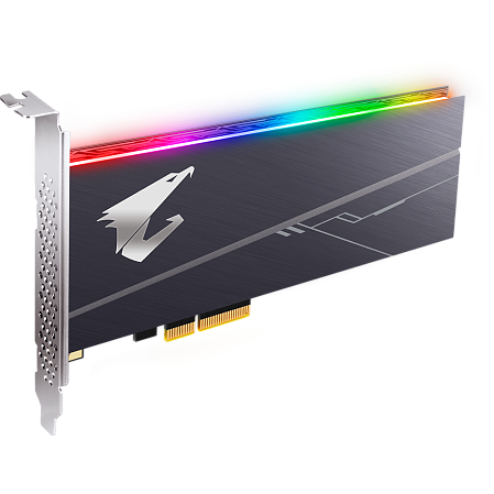 Внутренний SSD-накопитель 1000Gb Gigabyte AORUS RGB AIC (GP-ASACNE2100TTTDR) PCIe NVMe 3.0 x4