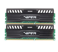 Модуль памяти DIMM 16Gb 2x8Gb KIT DDR3 PC12800 1600MHz Patriot Memory Viper 3 Black Mamba  (PV316G160C9K)