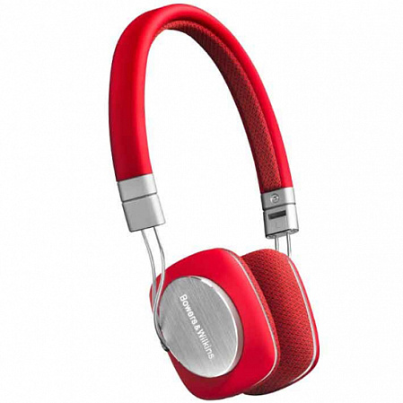 Наушники Bowers & Wilkins P3 Красный/серый