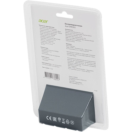 Мышь беспроводная Acer OMR302 Black Wireless