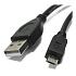 Кабель USB2.0 тип А(m)-microB(5P) 0,3м.