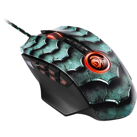 Мышь Sharkoon Drakonia II Green проводная