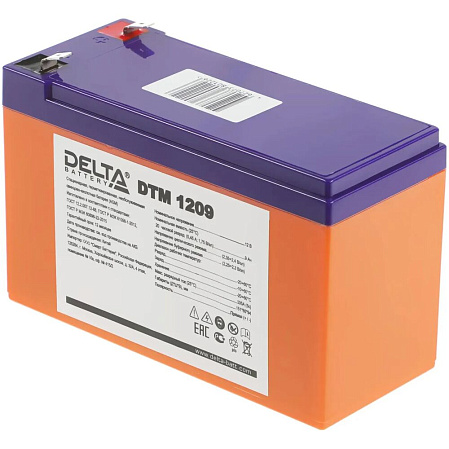 Батарея Delta DTM 1209, 12V  8.5Ah